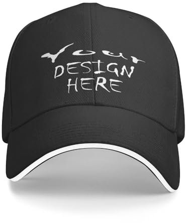 KYZMZC Custom Baseball Cap für Herren, personalisierbar, Personalisierte Baseballkappe, individueller Hut mit Ihrem Text