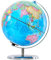 Blauer Globus Schüler lernen Geographie leuchtende Kinder Bildung Geschenk Beleuchtung Handwerk Desktop Antiquitäten Welt Globus einfach
