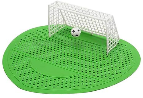 Laroal Pack of 6 Urinal Sieves with Fragrance - Funny Football Goal Design, Splash Guard, Odour Protection, Ideal for Bathrooms, Offices, Stadiums, Internet Cafes, and Hotels