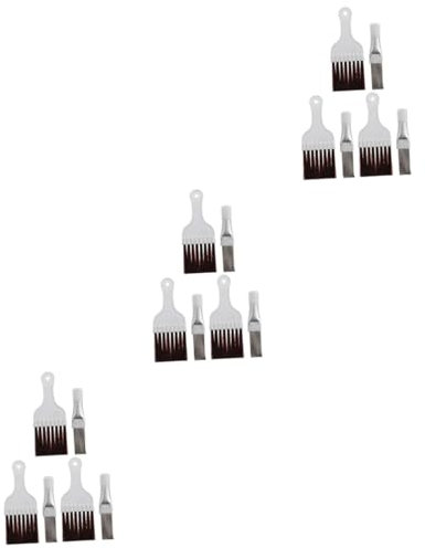 TOPBATHY 3 Juegos De Herramientas De Limpieza De Aire Acondicionado Radiador Las Herramientas Limpiador De Cepillos Limpieza De Acondicionadores De Aire Cepillo Alisador Aire Acondicionado