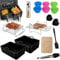 Accessoires pour AirFryer Ensemble D'accessoires Pour Friteuse à Air Compatible avec Ninja Foodi Max Double Zone AF400EU AF300EU, et D'autres Double Zone 7.6L-9.5L Friteuse à Air, Sans BPA