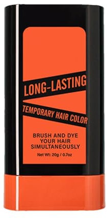 Comb Hair Dye Quick Touch-Up, Sweat-Proof Hair Color Stick, 3.66x1.89x0.87 Inches Portable 20g Coloring Cream, Long-Lasting Temporary Dye for Gray Coverage
