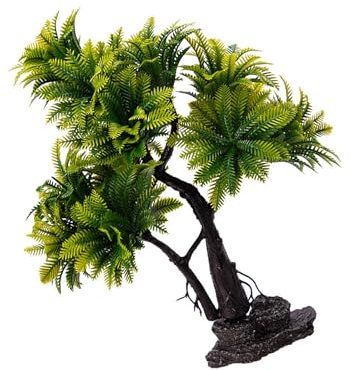Diogeynu Plante artificielle pour aquarium, terrarium, crevette, arbre de grande taille