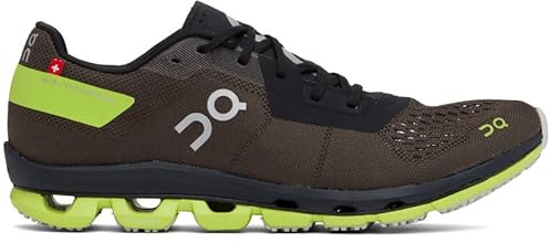 On Cloud X 4 Damen-Sneaker, Braun/Kiwi, 40.5 EU