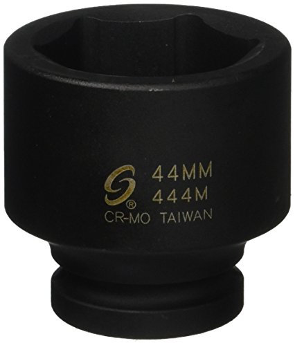 Sunex 444 M 3/4 disco estándar 6 punto Métricas vaso de impacto (44 mm)