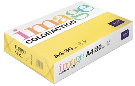Chromika Coloraction 89655 A4-Papier (500 Stück) – parent Deep Yellow