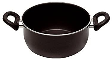 Ballarini Firenze Casseruola, Alluminio, Nero, 26 cm