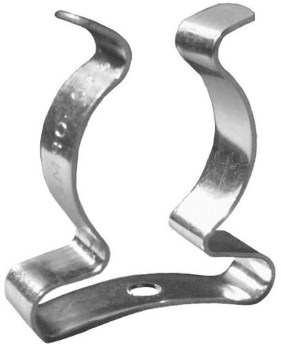 3 x Tool clips 32 mm spring style zinc plated for hanging tools