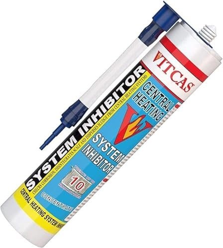 VITCAS 310ml Central Heating System – Inhibitor – Suitable for Mixed Metal – Concentrate - Prolongs Boiler Life – Protect From Scale – Sludge – Corrosion – Easy to Use