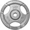 TNP Accessories Cast Iron Weight Plates, Tri-Grip Hammertone Disc, 2.5kg-25kg, Black (2.5kg x 1)