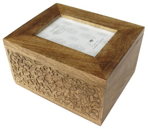 Purity Style Erinnerungsbox aus Holz, mit integriertem Bilderrahmen – für Erinnerungen