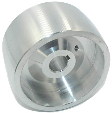 Roue d'Entraînement CNC Pour Meuleuse à Courroie et à Couteau - Diamètre 100 mm, Largeur 55 mm, Alésage 19 mm - Fabriquée Dans l'UE (Molette Motrice-100-19)