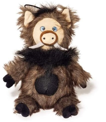 Danish Design Wilbur The Wild Boar Luxury Fully Washable Dog/Puppy Toy 11 Inch