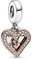 PANDORA ROSE Charm Baumelndes Herz Rose 788693C01