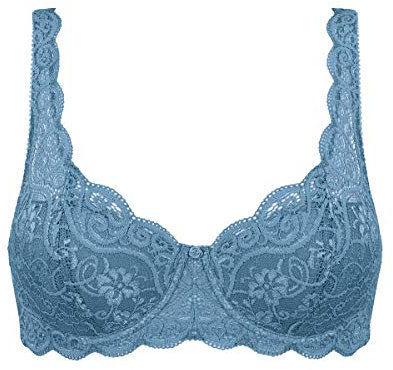 Triumph Damen Amourette 300 WHP X Schalen BH mit Bügel, Blue Snow, 75D