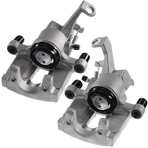 Frankberg 2x Brake Caliper Disc Brake Rear Left Right Aluminium Compatible with XF X250 XJ X350 X358 XK Cabriolet X150 XK Coupe X150 S-Type X200 Replace# C2P12432