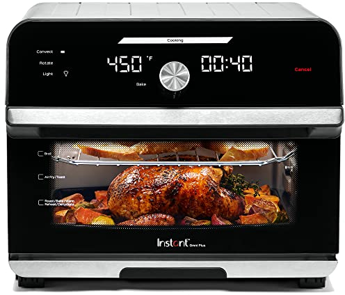 Instant Pot Omni Plus 19QT/18L Friggitrice ad aria per forno tostapane, funzioni 10 in 1, adatta per pizza da 12 pollici, croccante, arrosto, tostato, caldo, convezione, oltre 100 ricette
