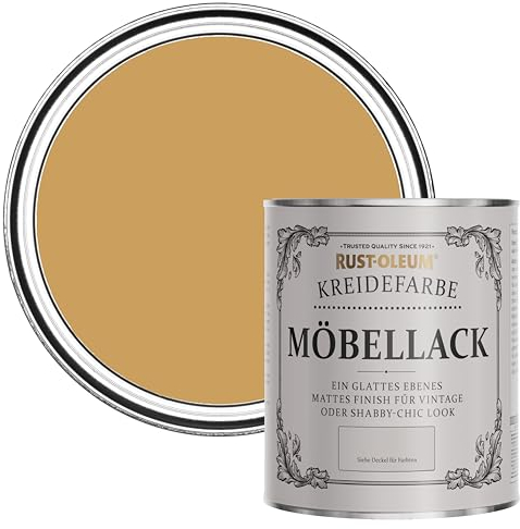 Rust-Oleum Yellow Upcycled Furniture Paint in Chalky Finish - Dijon 750ml