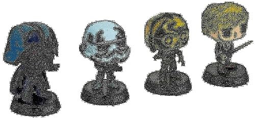 Star Wars Pack 4 Figurines POP! Movies Vinyl Retro Series 9 cm