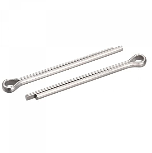 sourcing map 60 Stück Geteilter Splint Befestigung Edelstahl Clip für Automobil Mechanik 3 mm x 35 mm