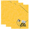RNKVERLAG 4658-3 - Postmappe „Schneckenpost“ 240 x 330 mm DIN A4 mit Gummizugverschluss, 3 Stück
