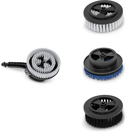 Kärcher Interchangeable Brush Attachment, Application: Windows, Garden Furniture, Vehicles + Attachment Universal for WB 130 + Attachment car & Bike for WB 130 + Attachment Home & Garden for WB 130
