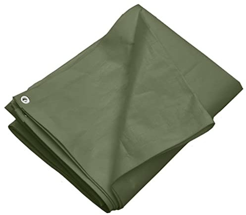 vidaXL Abdeckplane Schutzplane Gewebeplane Bootsplane Bodenplane Gartenplane Holzplane Schutzfolie Industrieplane Plane 260g/m² 8x10m Grün HDPE