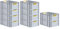 PROREGAL SuperSparSet 10x Eurobox NextGen Color | HxBxT 22x40x60cm | 44 Liter | Griffe gelb offen | Verstärkter Boden | Eurobehälter, Transportbox, Transportbehälter, Stapelbehälter