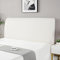 Kamanan Bettkopfteil Hussen Kopfteilbezug All-Inclusive Kopfteilbezug Dehnbare Kopfteilbezug Bett Kopfteil Bezug Elastisch für Gepolstertes Schlafzimmer Kopfteil (Beige, 140-160cm)