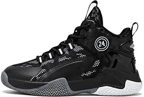 CZHIHANEG Basketball-Schuhe, Basketball-Schuhe für Kinder, Sportschuhe mit Klettverschluss, Sportschuhe
