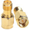 Fohevers 2 Pcs RP-SMA Female to SMA Male Connector RF Coaxial Coax Adapter for Antenna Radio WiFi Router FPV Dron Mobile