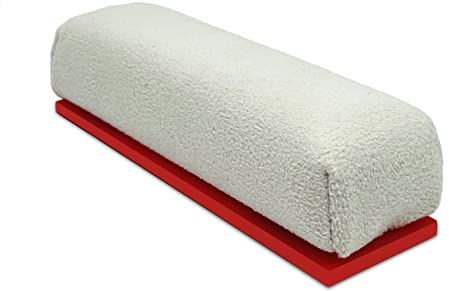GrooveWasher Suede Cleaning Pad – Replacable Cleaning Pad for 5” Hardwood Handle in The GrooveWasher Vinyl Record Cleaning Kit, Use with G2 Cleaning Fluid, Fine Grooming for LPs