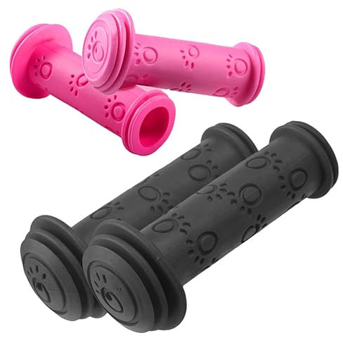 JOCXZI Puños para Bicicleta Niños - 4Pcs Manijas de Bicicleta para Infantil, Niños de Protección Frente de Bicicleta de Asas, Apretones para Manillar de Bicicleta, Prueba de Choques