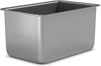 EVA-TRIO | Professionell Schwarzbrotform 2,0 l keramischer Slip-Let®-Antihaftbeschichtung | strapazierfähigen keramischen Slip-Let®-Antihaftbeschichtung (völlig fluoridfrei) versehen | Grau