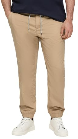 s.Oliver Baumwoll-Hose mit elastischem Bund und Print-Detail