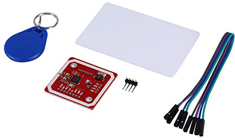 NXP PN532 NFC-Modul V3-Kit für, Kleine Abmessungen, Einfach Einzubetten, I2C/SPI/HSU-Unterstützung, Lese-/Schreibgerät für 1k/4k/Ultralight/DesFire-Karten, 5 cm ~ 7 cm
