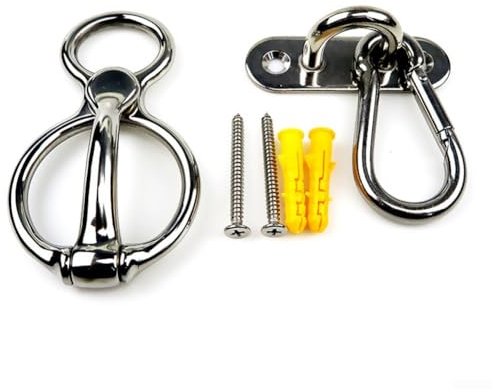 Reitzubehör Edelstahl Pferd Seil Tie Ring Slow Rope Release für stabilen Gebrauch sorgt für Sicherheit des Pferdes bei plötzlichen Zügen
