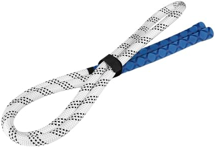 LOVIVER Golf Swing Training Seil Aufwärmen Stick Swing Trainer Tragbare Swing Übung Seil Seil Swing Exerciser für Geschenk Golf Club, weiß und blau