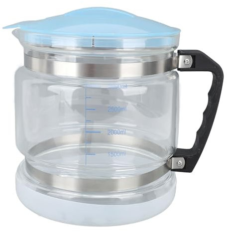 4L Water Glass Carafe for Distiller,Multipurpose Replacement Distilled Water Collection Bottle, Distiller Water Container Glass Jug for Countertop Home Beauty Distillers
