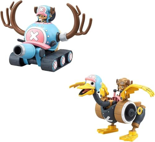 Bandai Spirits One Piece Chopper Robot No. 1 & 2 (Chopper Tank & Chopper Wing) Color Coded Plastic Model