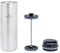 iBasingo 450ml Titanium French Press Coffee Cup Double-Walled Insulated Vacuum Flask Tea Water Bottle Outdoor Travel Portable Tumbler Car Mug with Lid Ti3255D