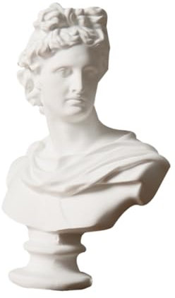 Alipis Figur Aus Harz Schreibtisch-Ornament Mythologie-Gott-skulptur Tischdekoration Schreibtisch-Dekoration Weiß