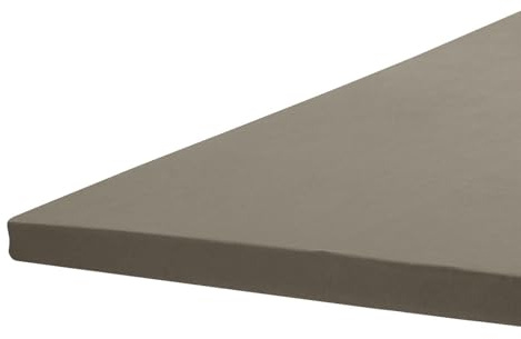 G BETTWARENSHOP Topper Spannbettlaken Jersey Elasthan – Perfekter Sitz für Topper – Faltenfrei & elastisch – Weiches Stretch Spannbetttuch – Pflegeleicht & langlebig - 140x200-160x220 cm, Kiesel