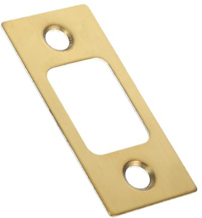 Homoyoyo Stainless Steel Door Lock Strike Plate Strike Locking Plate for Front Door Reinforcement