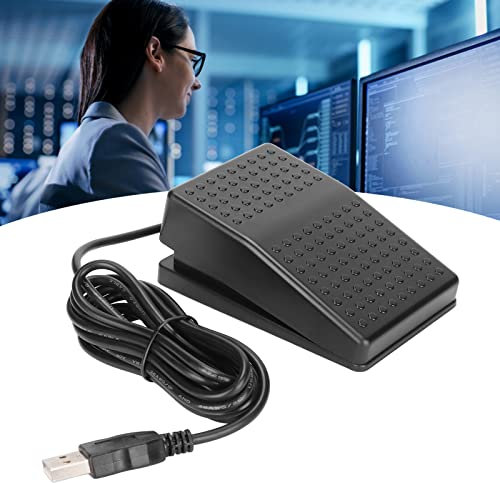 Foot Pedal, USB Foot Switch Pedal Pc Accessories Gaming Foot Pedal Pc Customized Programmable USB Foot Pedal