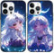 Yomyejisoo 2 Stück Handyhülle für Xiaomi 14T Hülle 6.67'', Anime Inuyasha Higurashi mit Motiv Designs Manga Case Schutz Schutzhülle Stoßfest TPU Weich Ultra Dünn Karikatur Cartoon Cover -Schwarz