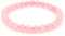 JoyasMinerales Bracelet en Quartz Rose | 100% Pierres Naturelles Authentiques | Confortable & Élégant | Fil Élastique Coréen + Boîte Cadeau Incluse (Quartz Rose, 4mm)