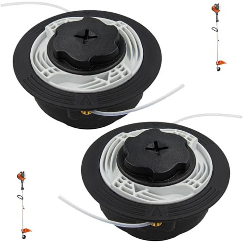 BLOLACDZ (2 Pack) C6-2 Trimmer Head for Stihl FS38 FS40 FS40C FS45 FS46 FS50 FS50C FSA60R FSA86R FSE60 FSE71 FSE81 Easy Loading Lawn Mower Garden Tool Accessories