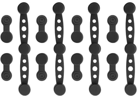 Magnetische Silikonschnallen für Heißluftfritteusen, 12 Stück Magnetische Backpapier Befestigungsschnalle, Magnete Airfryer zum Kochen und Backen In der Heißluftfritteuse