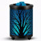 Layove Electric Wax Melt Warmer PTC Heating Plate with 7 Colors LED Changing Light Warmer Fragrance Wax Burner for Home Office Gifts & Decor(Black Forest)